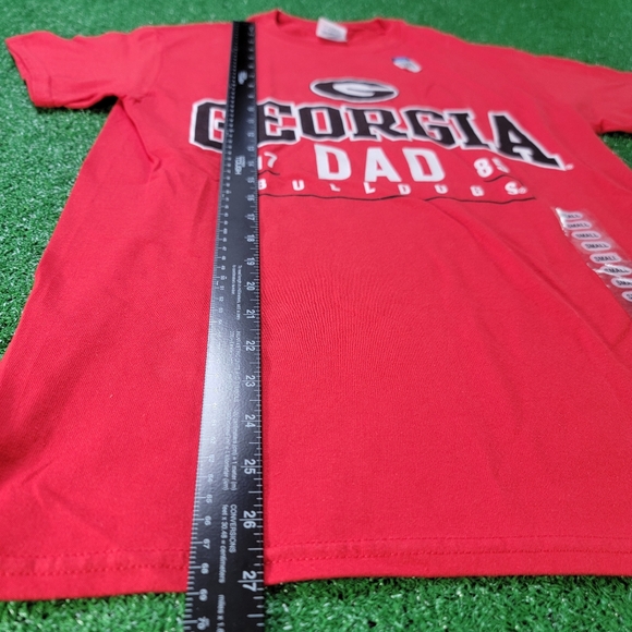Georgia Bulldogs Men's DAD T Shirt Size Small Red Black White UGA Athens GA NEW - Picture 4 of 6